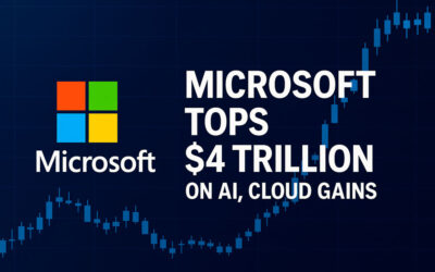 Microsoft supera los 4 billones de USD tras fuerte impulso de IA